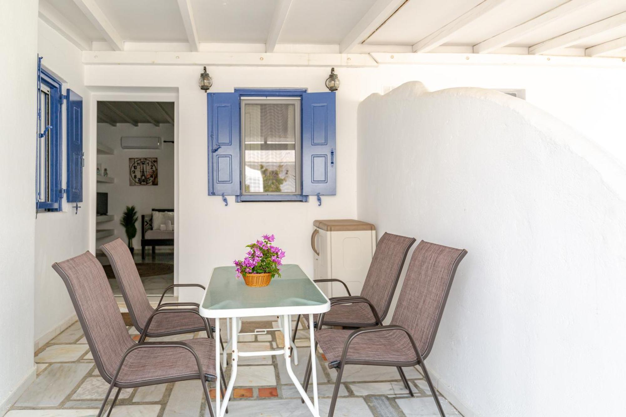 Elenitas Beach House In Ornos Buitenkant foto