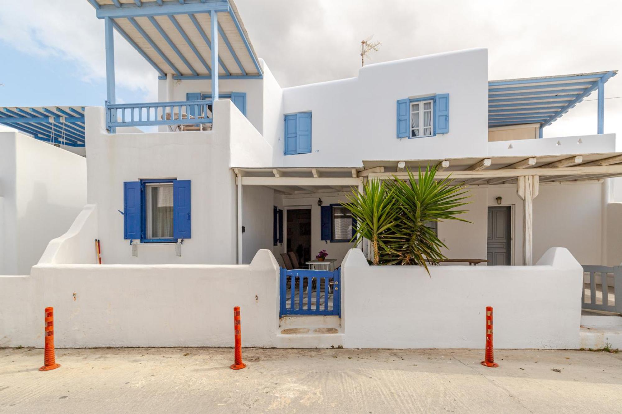 Elenitas Beach House In Ornos Buitenkant foto
